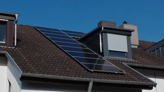 Module auf Dach